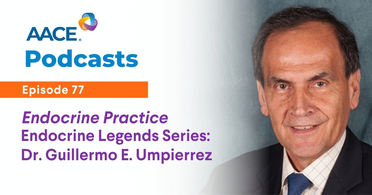 TheAACE's tweet photo. Join endocrine expert and Endocrine Practice Associate Editor, Dr. Cecilia M. Lansang as she interviews Emory’s Dr. Guillermo Umpierrez on his journey in medicine, endocrinology, and inpatient diabetes care. He reflects on his DKA and ketosis-prone diabetes research, the mentors who guided him, and the importance of passion, environment, and celebrating small wins. Listen here: https://t.co/i1WbQ4ZrxV

@vtangpricha