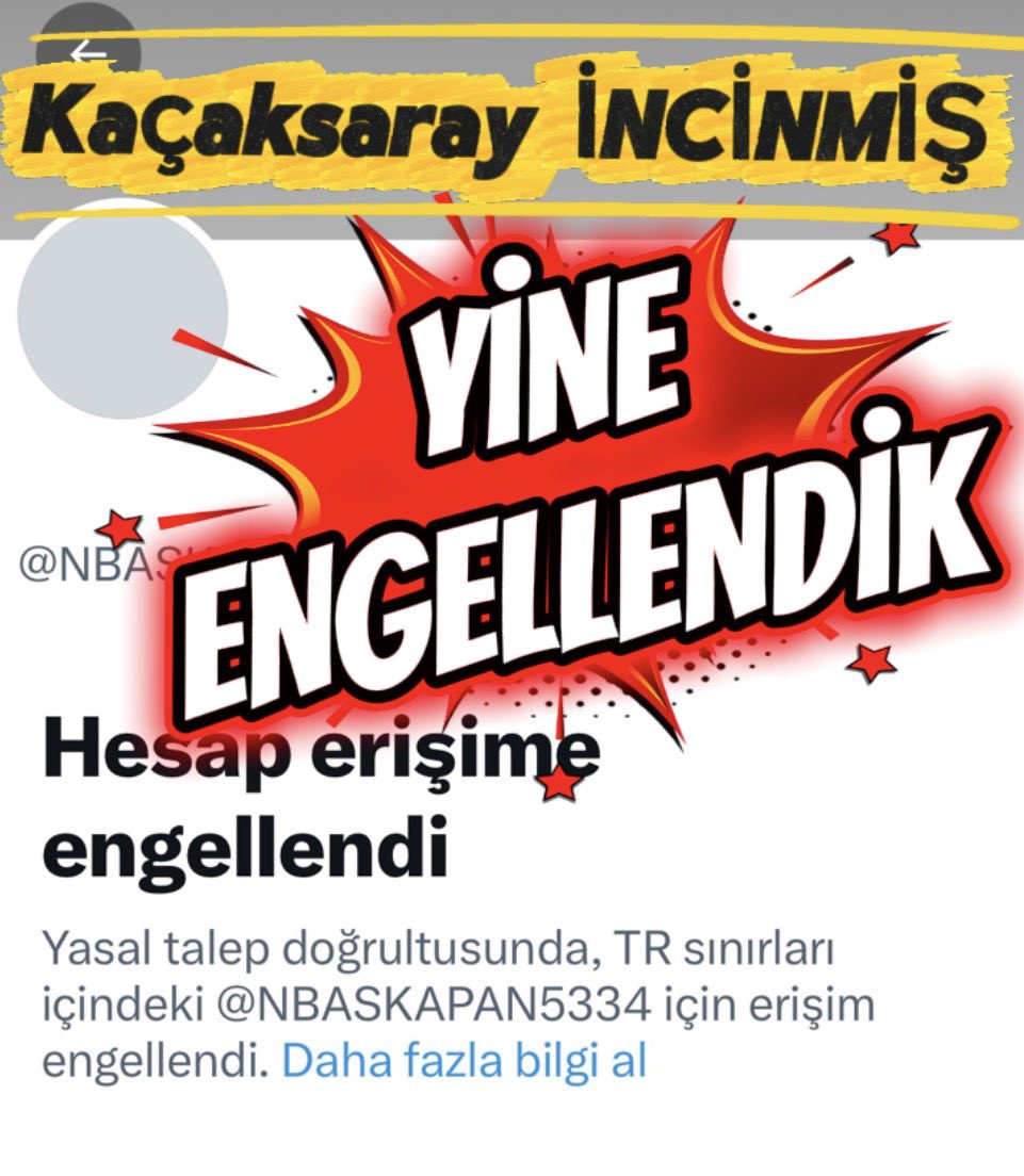 BayMisto5334's tweet photo. KAÇAKSARAY Tarafınca
Birkez daha Engellendik..No Problem
Buradan İNCİTMEYE Devam
👇
@BayMisto5334 https://t.co/yGYPTqexJ2