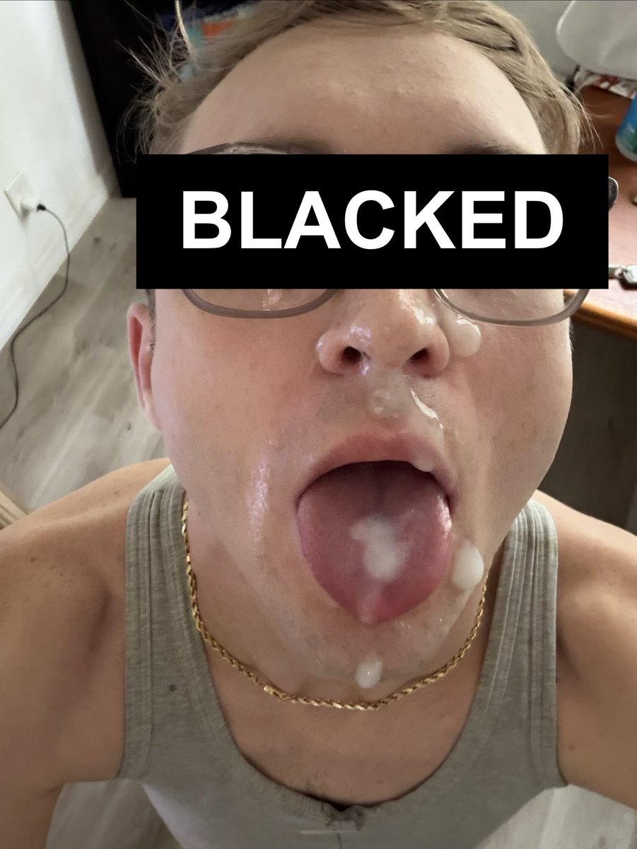 skylarbunny96's tweet photo. My prize this morning 🤪 stopped by this straight BBC’s house after his roommate left for work this morning. Fucked my throat until he fed me a thick load 🥵 https://t.co/tFY0ixEiBL