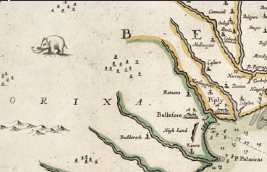 devasissarangi's tweet photo. #DidYouKnow 
Piply | Pipilipatnam (Baliapal) mouth of Subernarekha river (Kirtania Port) #Odisha was 1st Dutch East India Company (VOC) trading post in Bengal region Estd @ 1627

Arakanese Pirates selling Bengali slaves to Dutch - Jan 1663 at Pipalipatanam
Credit: J. Meurs https://t.co/1TGQRt1oeV