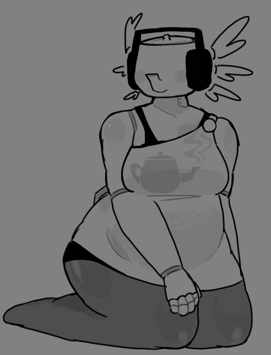 EXECHEMIST's tweet photo. Beautiful fat cesus i drew for my self indulgent https://t.co/n6llXKXPaU