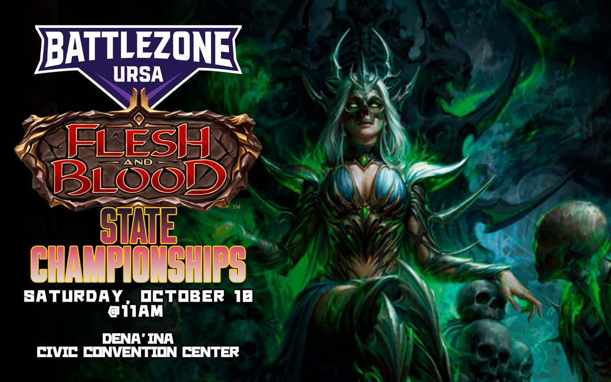ArtOfWhiteNoise's tweet photo. Its fast approaching! #BattleZoneUrsa is go Oct 9th-11th Anchorage, Alaska!
https://t.co/gKebolX0f8
#ttrpg #tabletopgames #ttg #DungeonsandDragons #Warhammer40k #pokemon #cardgames #minatures #models #painting #XWing #fleshandblood #CrisisProtocol #AgeofSigmar #Lorcana https://t.co/4zTQjXUUae