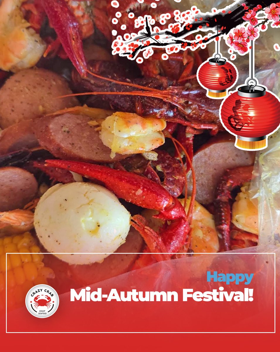 Crazycrab_tx's tweet photo. We want to wish a happy Mid-Autumn Festival to all of you who celebrate! 🌕
Gather your family, come share a delicious meal together, and celebrate the occasion with good food, loving company, and unforgettable memories!
–
#ElPaso #Texas #TX https://t.co/pExqBAMoDV
