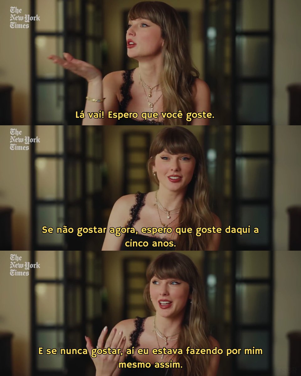 ighusoliveira's tweet photo. pra vocês que não gostaram do showgirl: the encore e tão alimentando o hate train que taylor já sofre naturalmente, ela tem um recado pra vcs https://t.co/dOwvpWNv4A