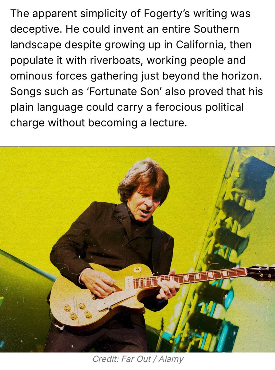 John_Fogerty's tweet photo. Well said by The Boss, @springsteen 

Thank you for the great article Far Out Magazine! 

📝: @FarOutMag https://t.co/xzT4Q8Ehmu