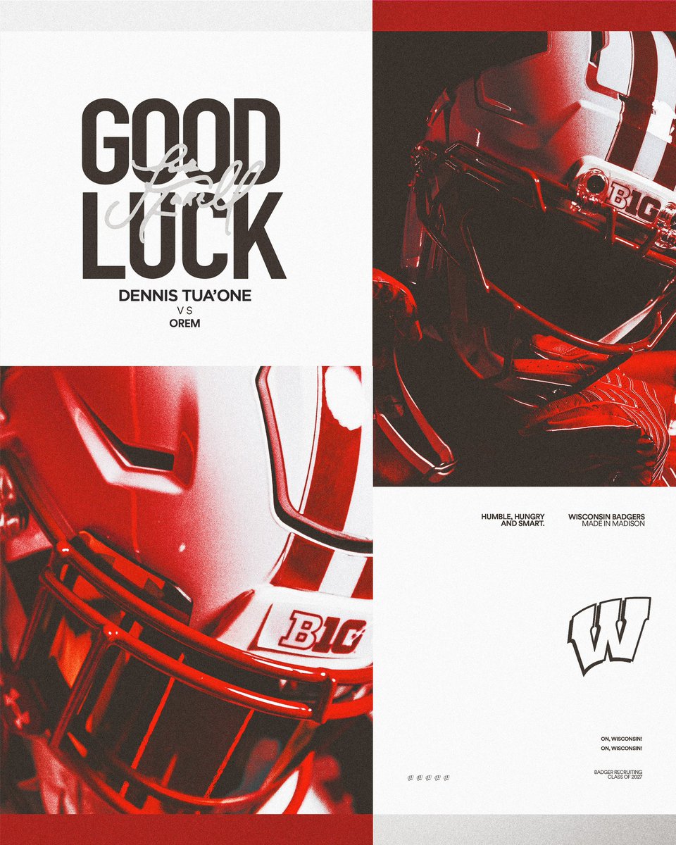 Dennis_2a1's tweet photo. Appreciate the shoutout and support @BadgerFootball @CoachAC3 @T_BirdFootball @LapisiLegacy #WEARETIMPVIEW https://t.co/eeefjUvXiS