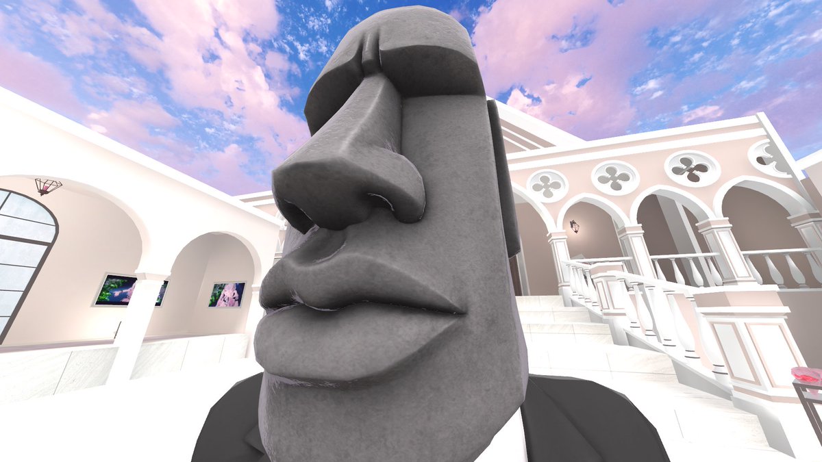 exitCraftsman's tweet photo. そういえばVRのアプリやら色々やって
見たら念願のまよさんのワールドである
羽衣協会に！カメラ操作全然慣れない…

#まよすたぐらむ https://t.co/Gj7WSNMH0i