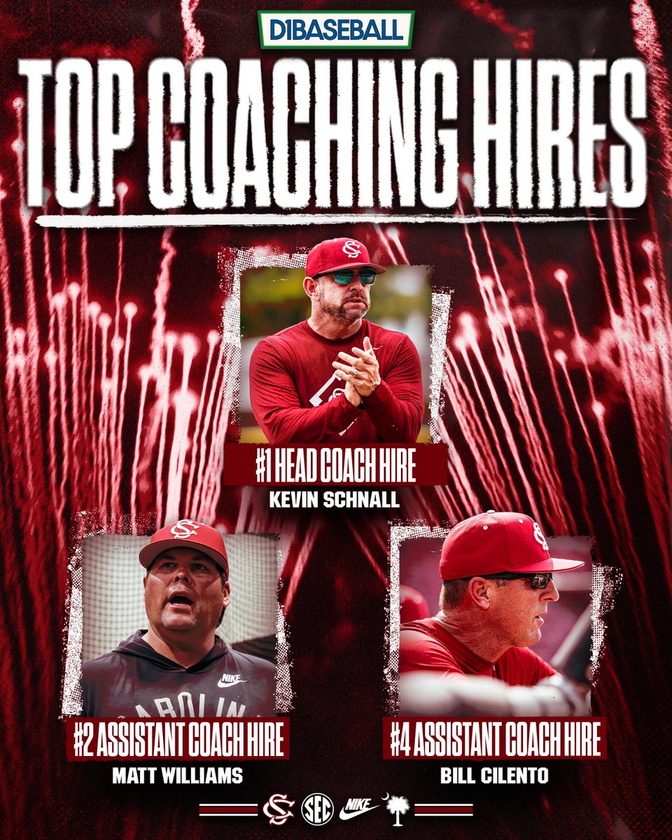 GamecockBSB's tweet photo. The top coaching hires in the country 🤙 https://t.co/3tckhSWLc5