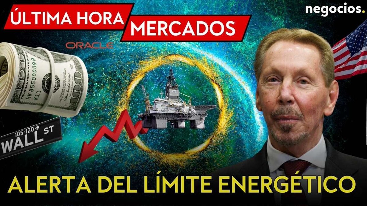 negocios_tv's tweet photo. ÚLTIMA HORA MERCADOS | El petróleo cae, Wall Street se anima y Oracle alerta del límite energético

https://t.co/K6qja4Q69e

#ultimahora #economy #wallstreet #tesla #trump #xijinping #oracle #ia #oil #bitget #criptomonedas #market #eeuu #china #negociostv https://t.co/WPKVLXvalR