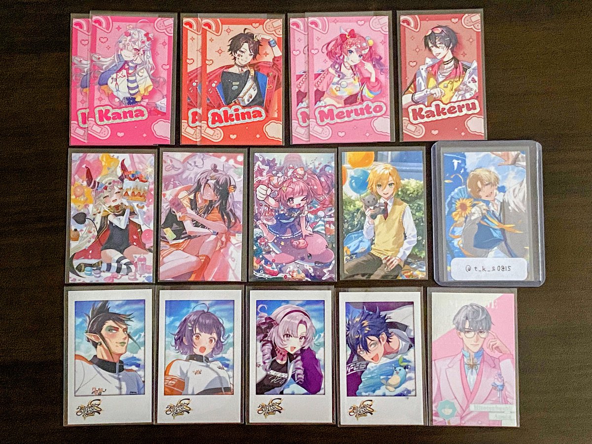 t_k_s0815's tweet photo. 【交換】にじさんじ ノスタルジアコレクション デコラモード ランダムカード デコラモード にじフェス 2026 チェキ風カード

【譲】画像参照

【求】同異種IDの方

郵送交換のみ
検索からもお気軽にお声掛けください
よろしくお願いいたします https://t.co/JGg6mCDCGf