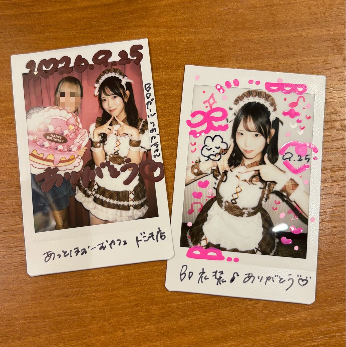8gatsu__'s tweet photo. BDガールりみかちゃんｵﾒﾃﾞﾄｰ🍰💕
あの、ほんとにキラキラきゅるきゅるで、いつにも増してジロジロ見てしまい、切腹🥲🫶
黒リボンの装飾もめちゃかわいかった^_^！！
健やかな新17才をお過ごしください…♩ https://t.co/CEcHlunEtT