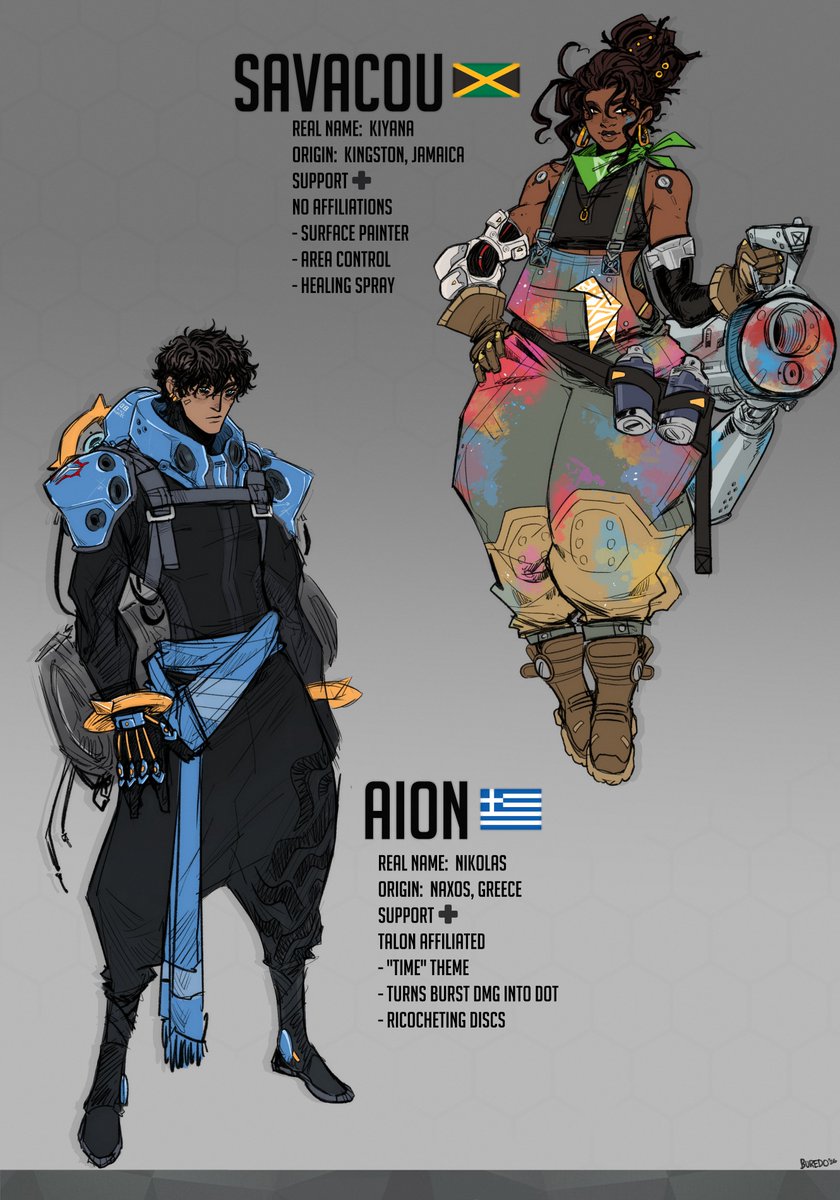 bured0's tweet photo. Overwatch Hero OC's -- just had some ideas i wanted to sketch out
#overwatch https://t.co/f7vxPFf1Lr