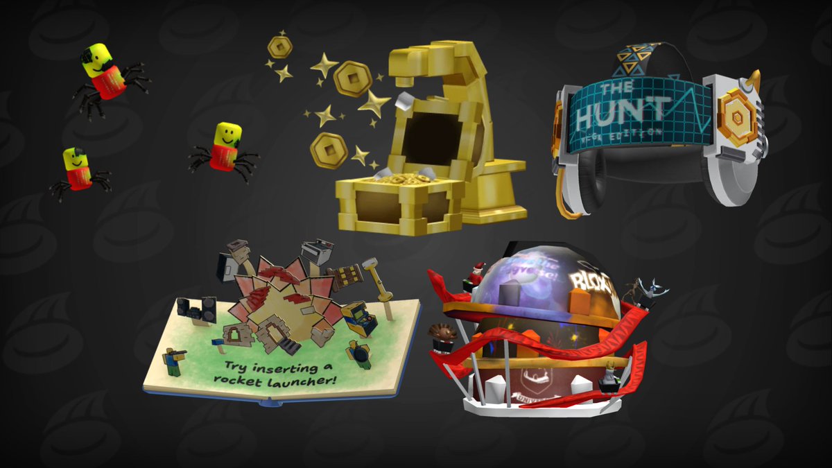 LeaksEvents's tweet photo. 🔍 THE HUNT: ROBLOX 20
Aqui estão todos os itens para os últimos 5 jogos que serão disponíveis hoje nas fragmentos secretos. https://t.co/lbW3liTWmF