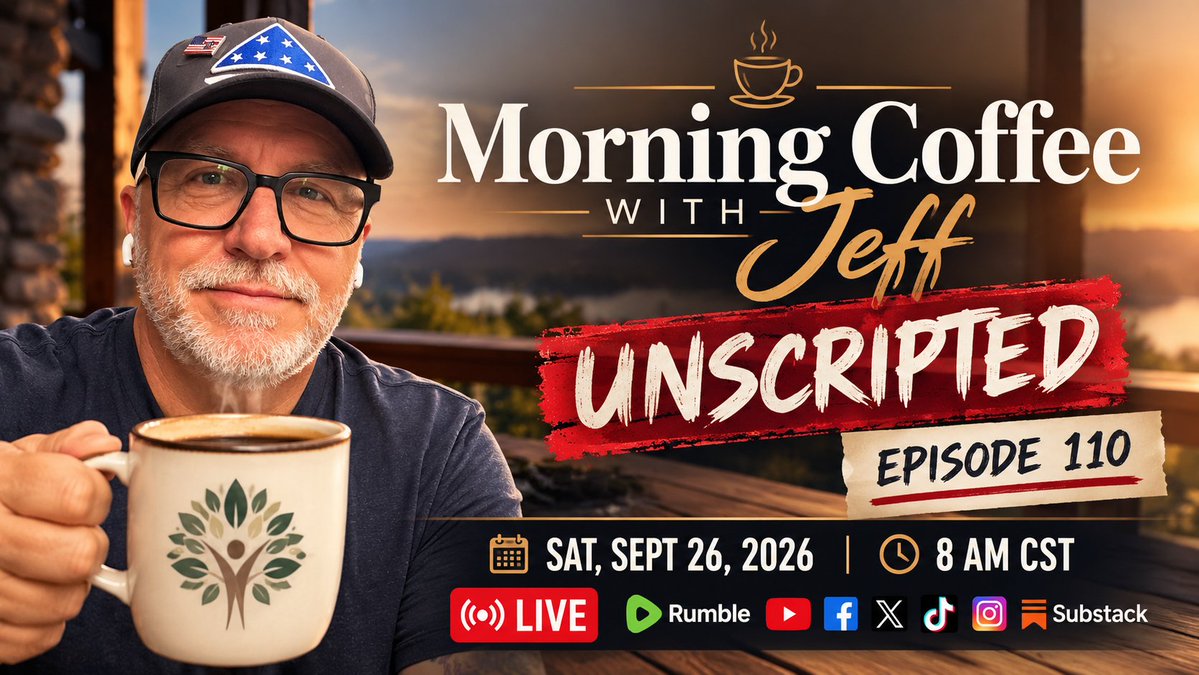 chiefevenson's tweet photo. Hey everyone, I am going to shift the format of my morning show on Saturdays to being totally unscripted. I'm not going to use AI to help me write a script. I'm not going to copy and paste content from other sources. We are going to talk person to person, unscripted.

If you think back, that is likely how I started my show early on, back around the first few episodes. I'm going to pull back into that because it feels more genuine. It's more from the heart. It's not practiced. It is just going to be me and so you'll have an opportunity to ask questions.

If there's something that you want me to talk about, chime in on the chat on the show or in the comments and tell me what you want to hear or what your question is. I'm just going to free-flow it.

Saturday morning at 8 am, grab your coffee, let's sit down together, and we're going to talk holistic health. Maybe in ways that are going to be very direct, but from my heart, from my own experiences, all of that, direct to you.