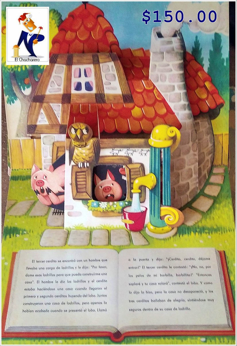 elchacharero's tweet photo. 1965 libro Infantil en Tercera Dimensión, Se Mueven las Figuras, Muy Raro Y Coleccionable, $150.00 Pachuca. https://t.co/LnNK6sdHpQ