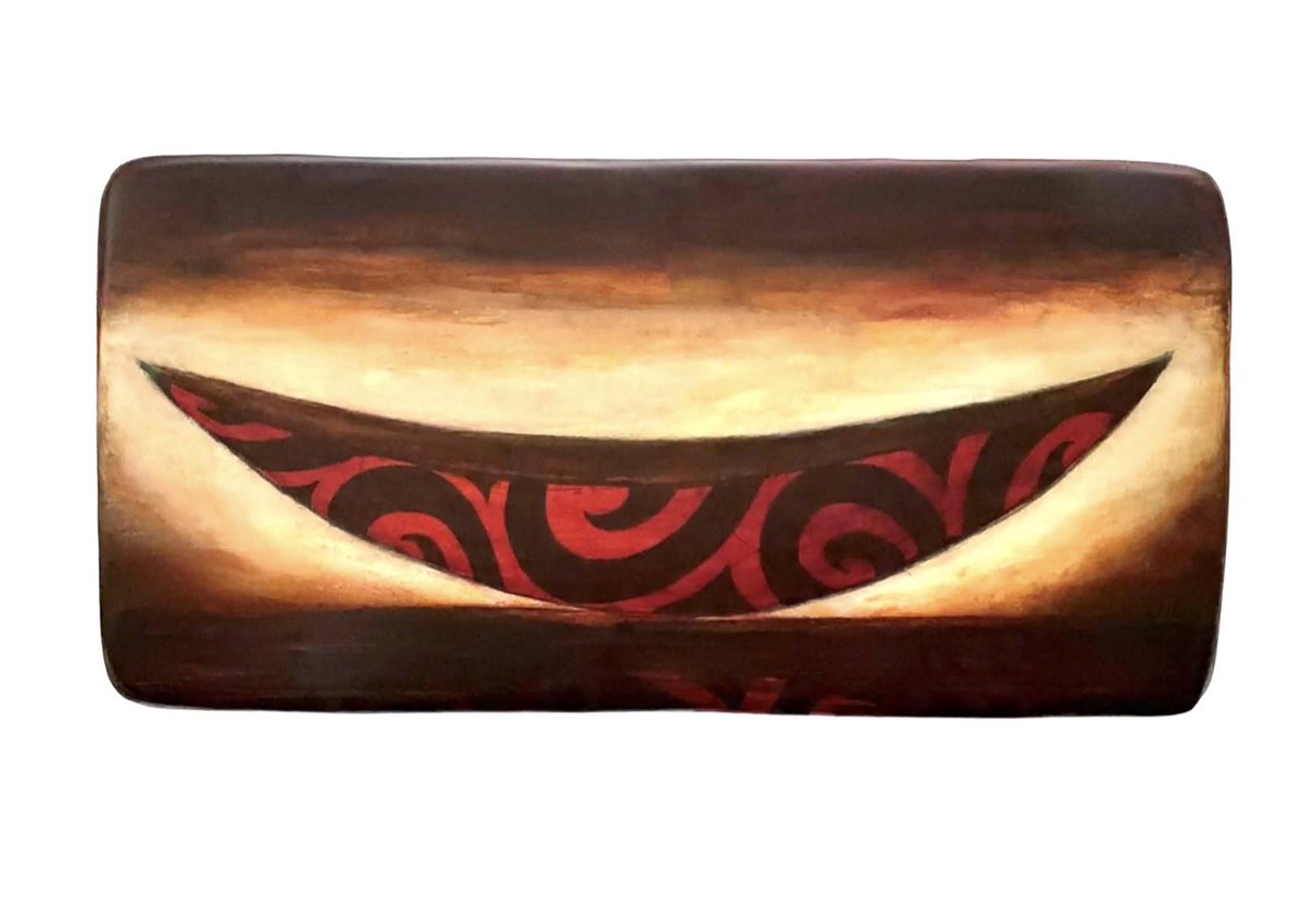 Stevejensen55's tweet photo. “Red Boat” donated to the SHUNPIKE gala auction September 25, 2026, Their mission is to empower artists through equitable access to vital expertise, opportunities and business services. 12”x24”. https://t.co/IDhXTNY3MG