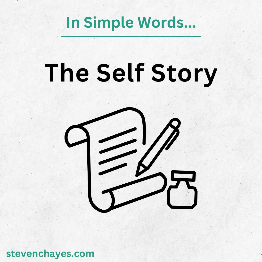 StevenCHayes's tweet photo. Every person I've ever worked with carries one of these, including me. Most people don't know they're carrying it, or they know they have one but don't realize how much it's running the show.

Your self-story is the ongoing narrative your mind constructs about who you are: your strengths, your failures, your limitations, your history, and what those things mean for your future. It's not entirely wrong; it contains real experiences. But it's also not entirely right, and the problem isn't its accuracy so much as its rigidity. When you're fused with your self-story, you stop experiencing life directly and start experiencing everything through the filter of the story.

Someone with a self-story of "I've always struggled with relationships" will interpret ordinary moments of relational friction as confirmation of that story, ignore moments of genuine connection, and behave in ways that make the story more likely to keep being true. The story becomes self-fulfilling, not because it was accurate, but because fusion with it shaped every action.

#psychologicalflexibility
#ACT
#ACTtherapy