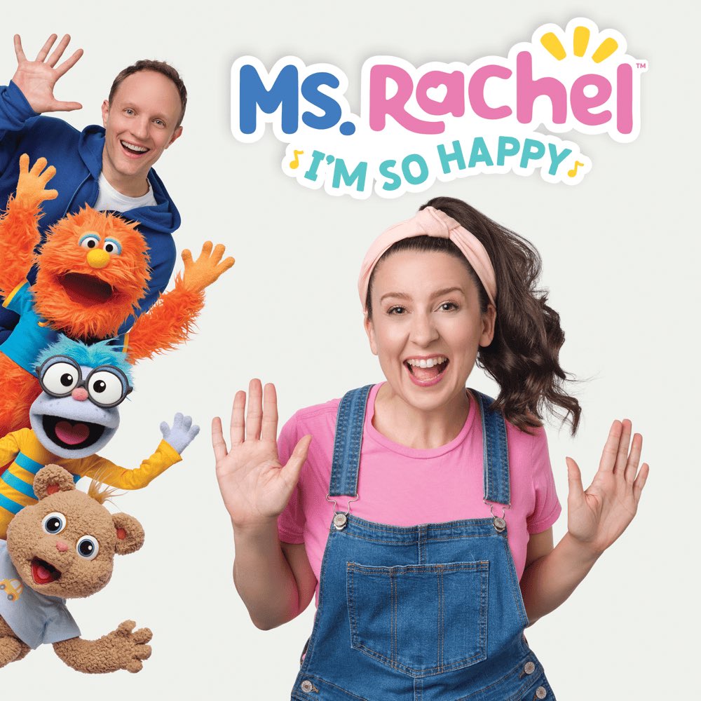 chartdata's tweet photo. Ms. Rachel's 'I'm So Happy' has entered the top 10 on US iTunes. https://t.co/4jhl9GrECI