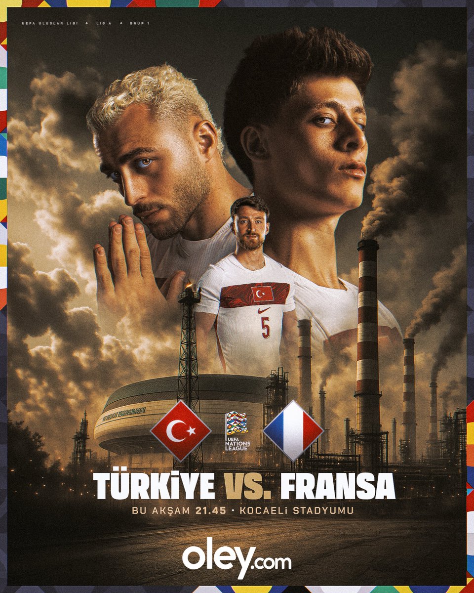 oleycom's tweet photo. Milli Takımımız, Fransa karşısında sahada! 🇹🇷

Türkiye - Fransa mücadelesini https://t.co/ZI8slUXWsL’da takip et! ⚽️🔥 https://t.co/5gVQUXw9bI