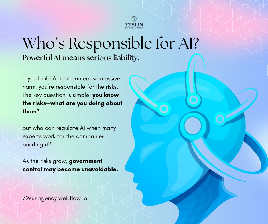 72SUNst's tweet photo. The future won't wait — as intelligent tech integrates deeper into daily life, businesses need foresight, structure and accountability; what's your take? DM us at 72SUN, let's talk.

#tech #ai https://t.co/6ngtZodQA0