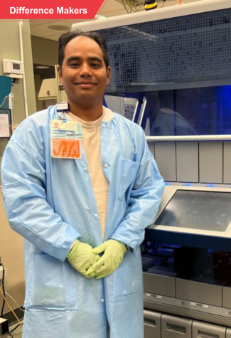 PennPathLabMed's tweet photo. Congratulations to LGH Medical Technologist, Rajan Malla Thakuri on being named a Penn Medicine Difference Maker!! Rajan also serves as a certified Nepali interpreter through the Linguistic Employee Advancement Program &amp; was recognized for great support of patients &amp; families. https://t.co/xj4plMqnaH
