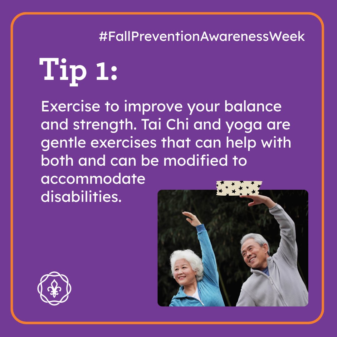 StLCountyDOH's tweet photo. Happy Fall ... Prevention Awareness Week! Falls are the leading cause of fatal and non-fatal injuries for older adults. They're also common -- 1 in 4 people over the age of 65 has a fall each year. Learn fall prevention tips: https://t.co/itkK6VEZTY https://t.co/Pnex0iLi7G