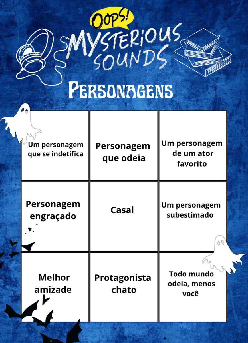 namnapkbrasil's tweet photo. Vamos de bingo? Quero muito saber mais sobre vocês 😫
MYSTERIOUS SOUNDS EP2
#OopsSeriesEP2
#สืบเสียงปริศนา #TheDotHouse #NamnaPkBr https://t.co/GN8mEXXhBs