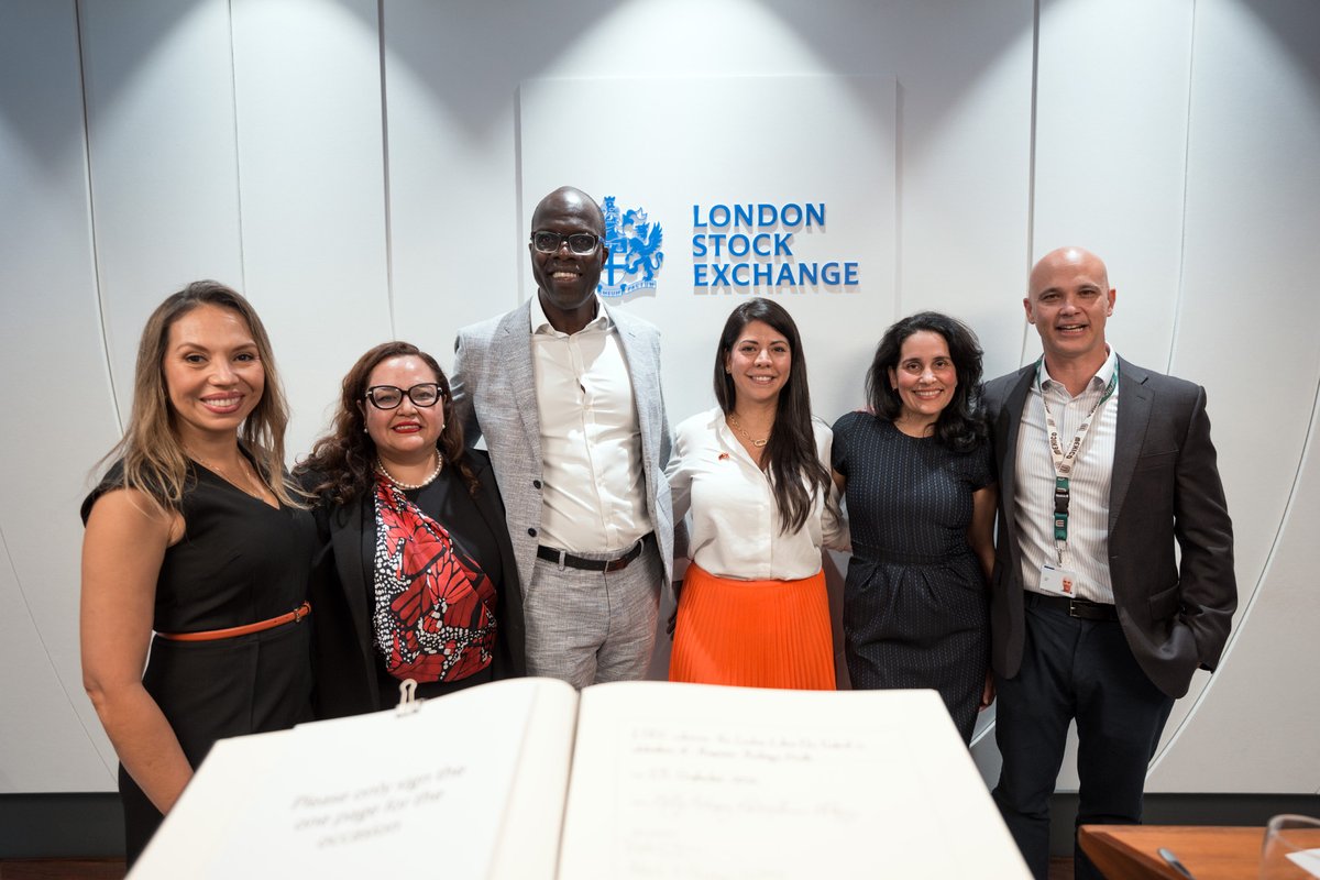 LSEplc's tweet photo. We were delighted to host the London Latino Film Festival 🎬 for a special #HispanicHeritageMonth Market Close ceremony. 
 
Read more 🔗 https://t.co/hYqlrKymHy https://t.co/YkbsyKCtiB