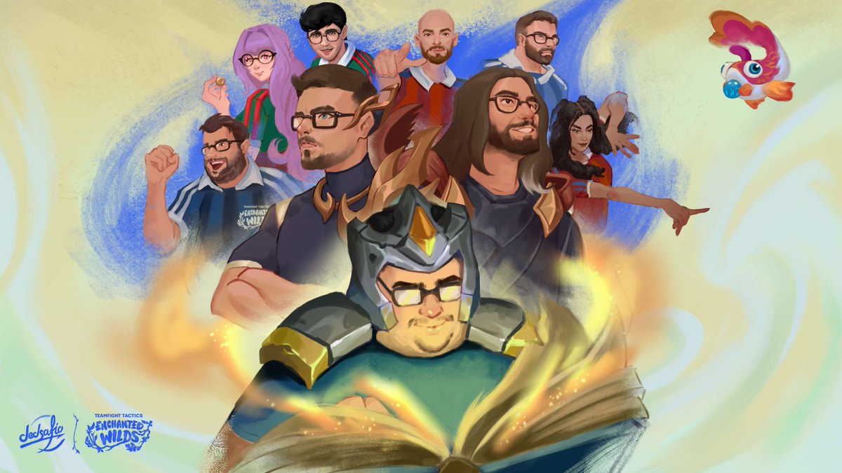TFTBrasil's tweet photo. Selvas Encantadas foi o cenário perfeito para o DEDsafio! O campeonato reuniu 40 duos e alguns dos maiores talentos do TFT do mundo, que deram tudo de si do primeiro ao último lobby.

Esses foram só alguns dos momentos que tornaram essa jornada inesquecível. Obrigado a todo mundo que jogou, torceu e fez parte dessa aventura!

E que a harmonia finalmente reine em Selvas Encantadas. ✨

Ah, e será que você consegue encontrar todos os Fogos-Fátuos escondidos nas imagens? Conta aí nos comentários se você achou!

🎨 Arte por @AnnaPaulaPerci

#DEDsafioTFT