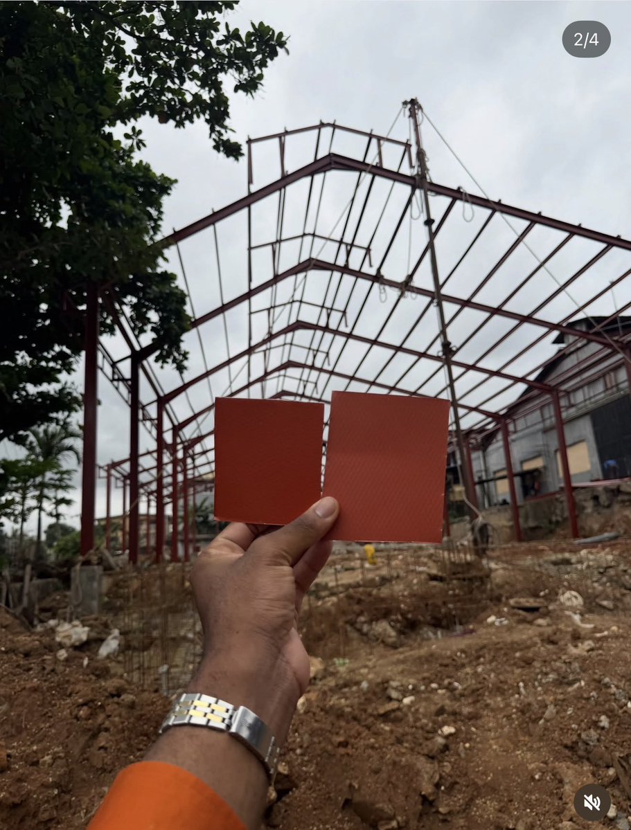 dammiedammie35's tweet photo. Billionaire Okoya’s son, Siraheem has finally moved to construction and building his first warehouse after leaving music for good 🦺 https://t.co/0womlZCVUD