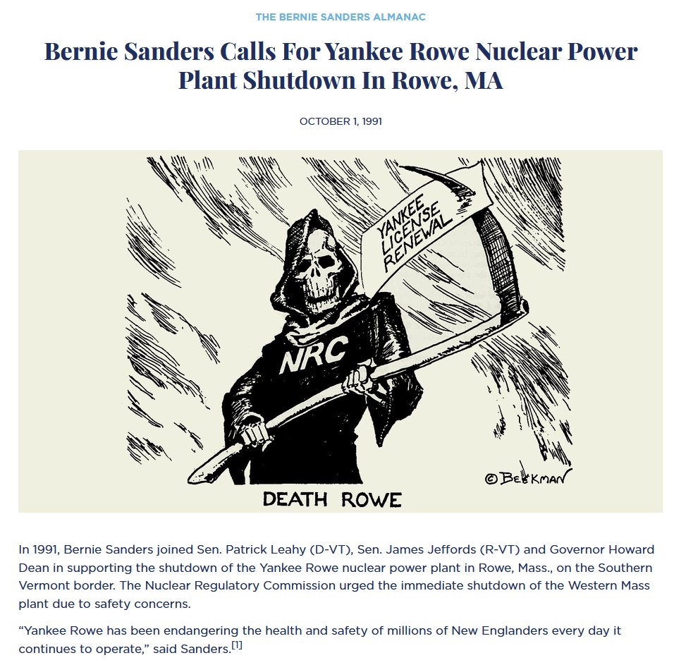 reddit_lies's tweet photo. If we had ignored Bernie sanders in 1991, your electricity would be both cleaner and cheaper.

If we ignore Bernie Sanders today, America will lead the forefront of the next industrial revolution. https://t.co/RjzBPV3YVT