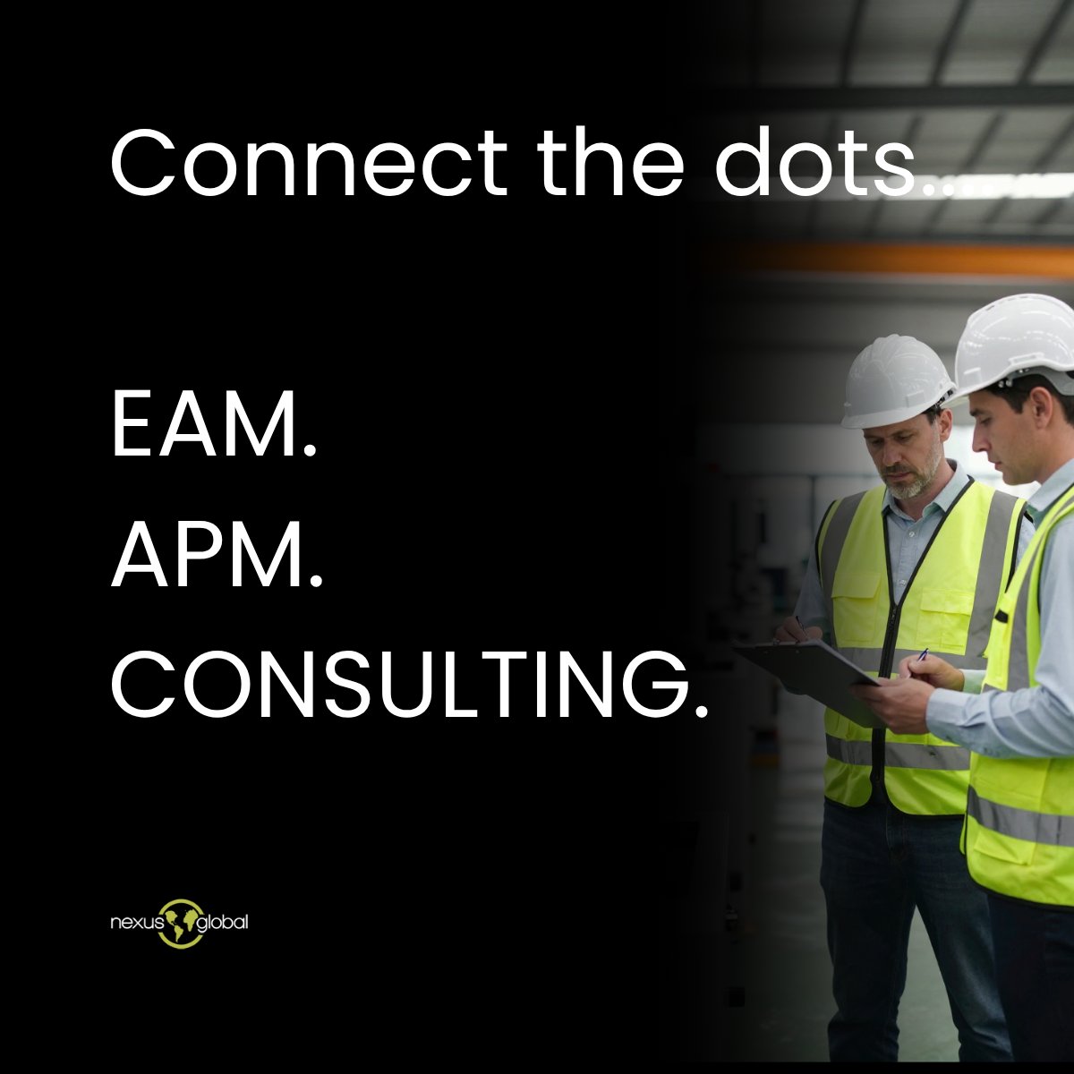 nexusglobalinc's tweet photo. #EAM manages information.
#APM analyzes performance.
#Consulting delivers projects.
Who continuously governs the system that connects all three?
Introducing a new category in Asset Management:
Asset Management as a Service (AMaaS)
We're bringing #AMaaS to #SMRP2026. https://t.co/xLp6v05yXB