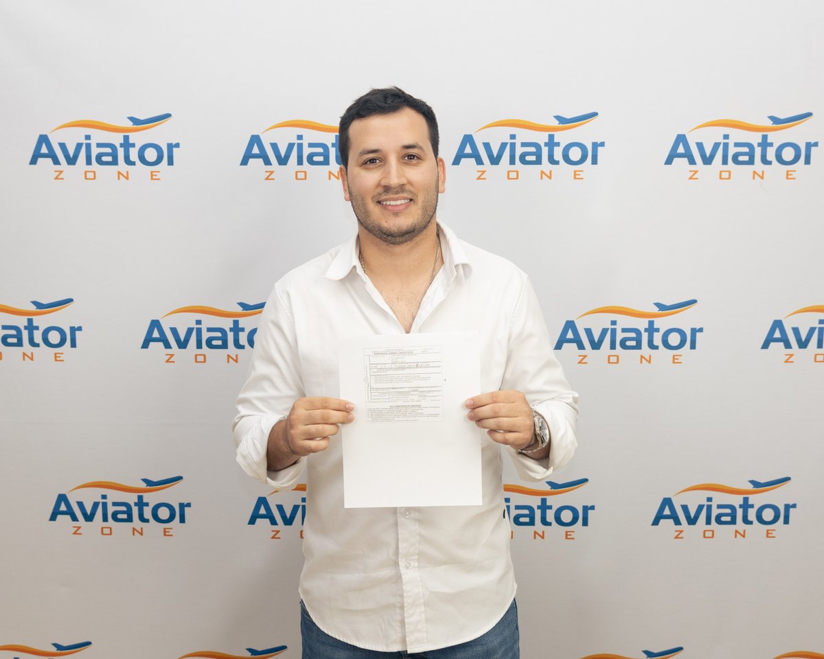 AviatorZone's tweet photo. Congratulations to Juan Ortiz on earning his INSTRUMENT RATING, an achievement that reflects a strong commitment to advancing both skills and aeronautical knowledge.

#InstrumentRating #IFR #OrangeTail #AviatorZone #Pilot https://t.co/52b1h9SW9P