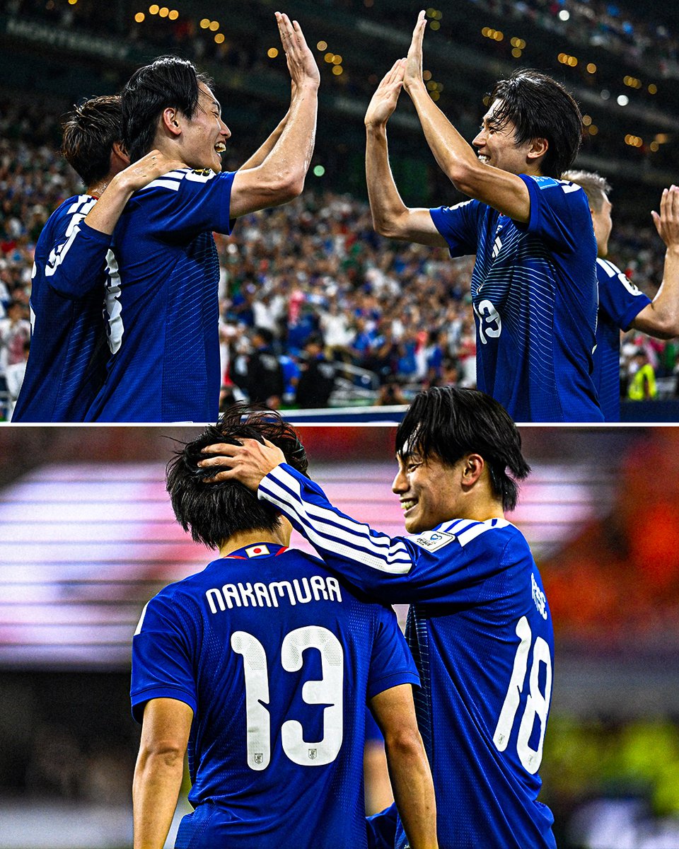 Ligue1_ENG's tweet photo. Nakamura 🤝 Ueda

Ligue 1 connection shining for Japan! 🇯🇵🌟 https://t.co/hAIRWZ6xhL