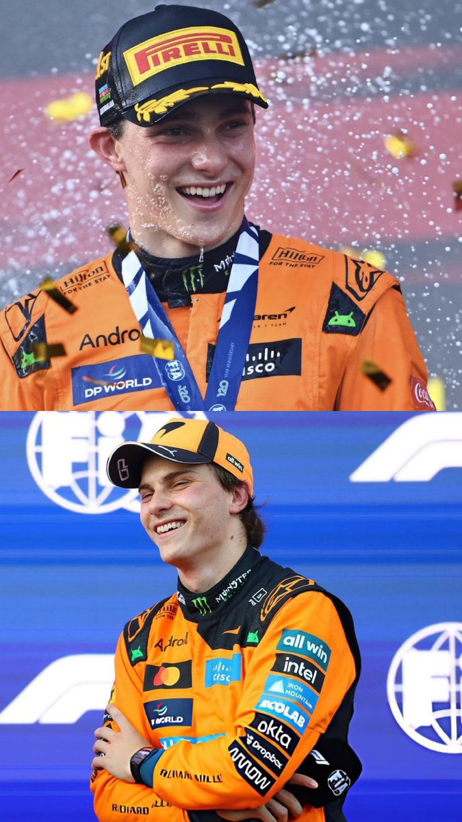 oscarpiastri81's tweet photo. Oscar either has the time of his life in Baku or absolutely does not https://t.co/glsWN0vMmA