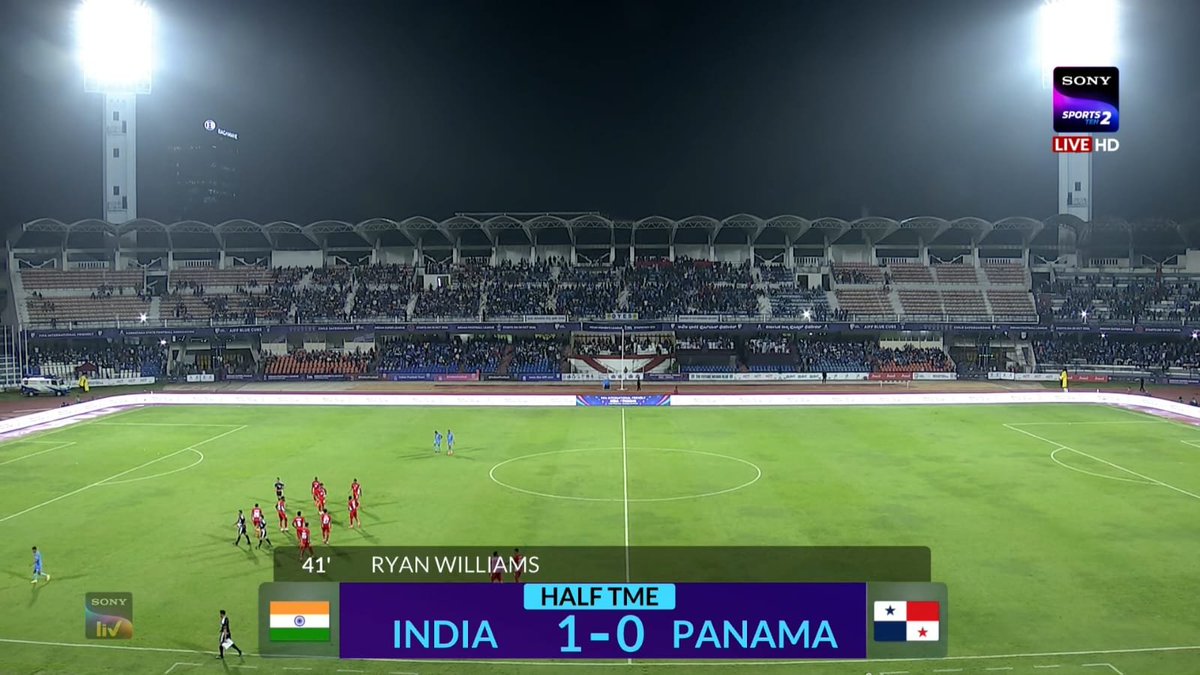 GRxKBFC's tweet photo. 45 minutes to go, and we’re leading against a team ranked 44th in the world.

Crazyyy assist by Akash Mishra and a cool finish by Ryan Williams. 🔥

Just get the job done somehow. 😭

#India https://t.co/cVdyAfuUwn