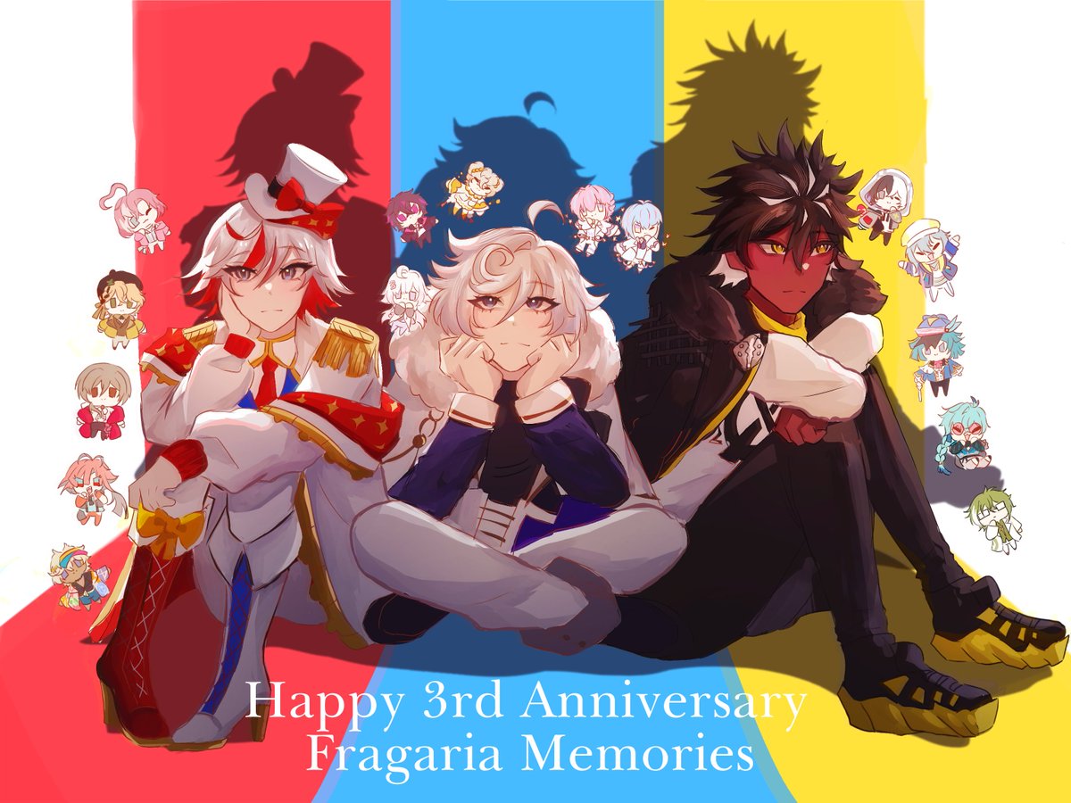 Humanbeings012's tweet photo. 💐❤️💙🖤
#フラメモ3周年
#Fragari_Art https://t.co/PSNczUErvW
