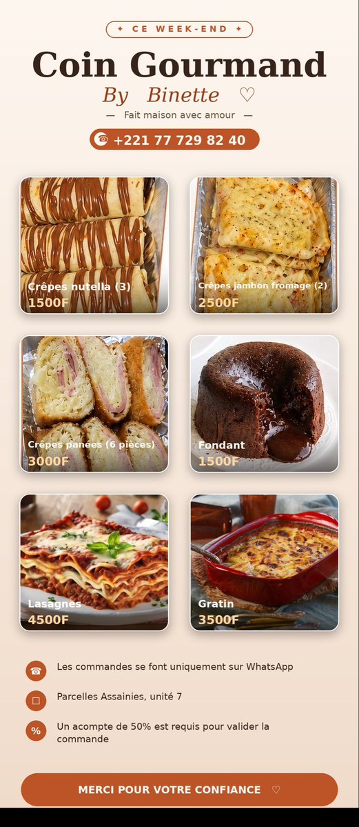 SankareBineta's tweet photo. Dieul weekend nieuw concentrer wou si coin gourmand boulene fatei commander nakkk https://t.co/Sm4l679Nmr