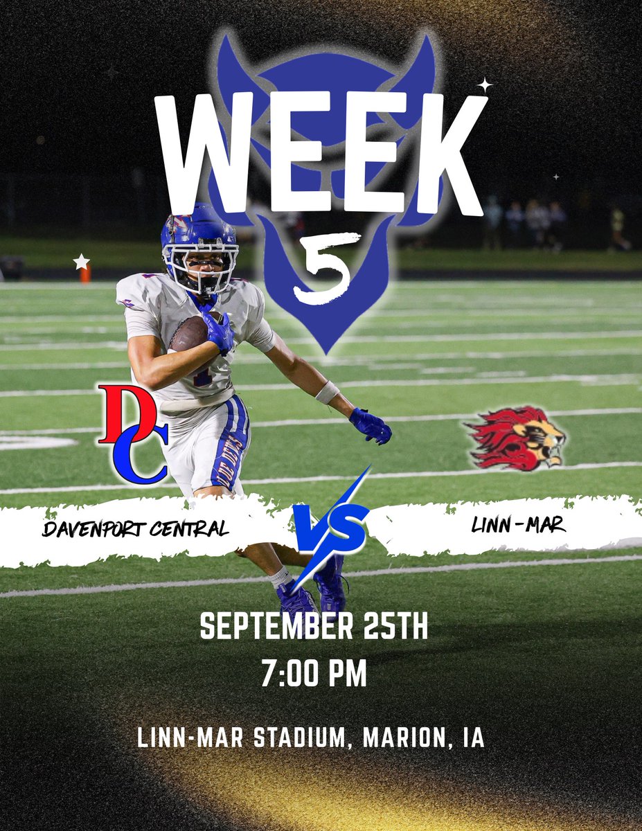 DCBlueDevilFB's tweet photo. Game day! On the road this week! Go Blue! #WeBeforeMe 😈 🏈 https://t.co/WY1HXMvYuS