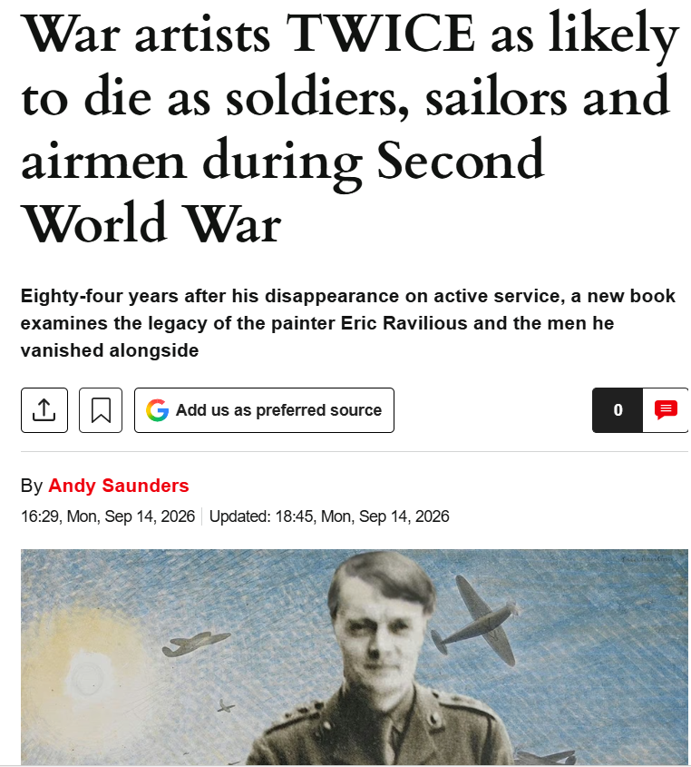 Script_Military's tweet photo. 📰 Missed the Daily Express article about Love as Strong as Death in the paper? You can still read it online below 👇https://t.co/e5AZulIuJF
🛒 Buy Love as Strong as Death here: https://t.co/LinU5kEOyJ
🛒Signed copies are available via @FightingHigh 👇 https://t.co/ci2bKYSSiK