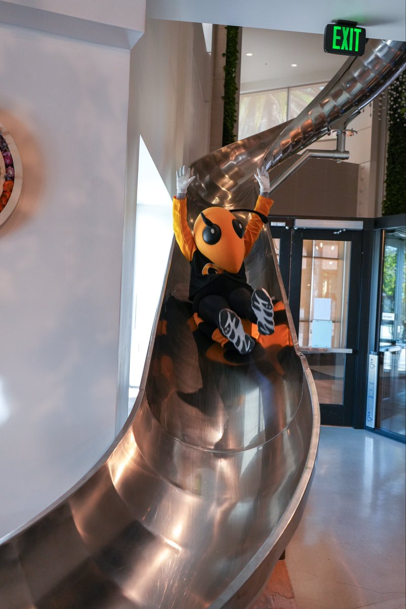 GeorgiaTech's tweet photo. Google it: What happens when Buzz touches down in Silicon Valley? 🐝 https://t.co/8niyvdEZtU