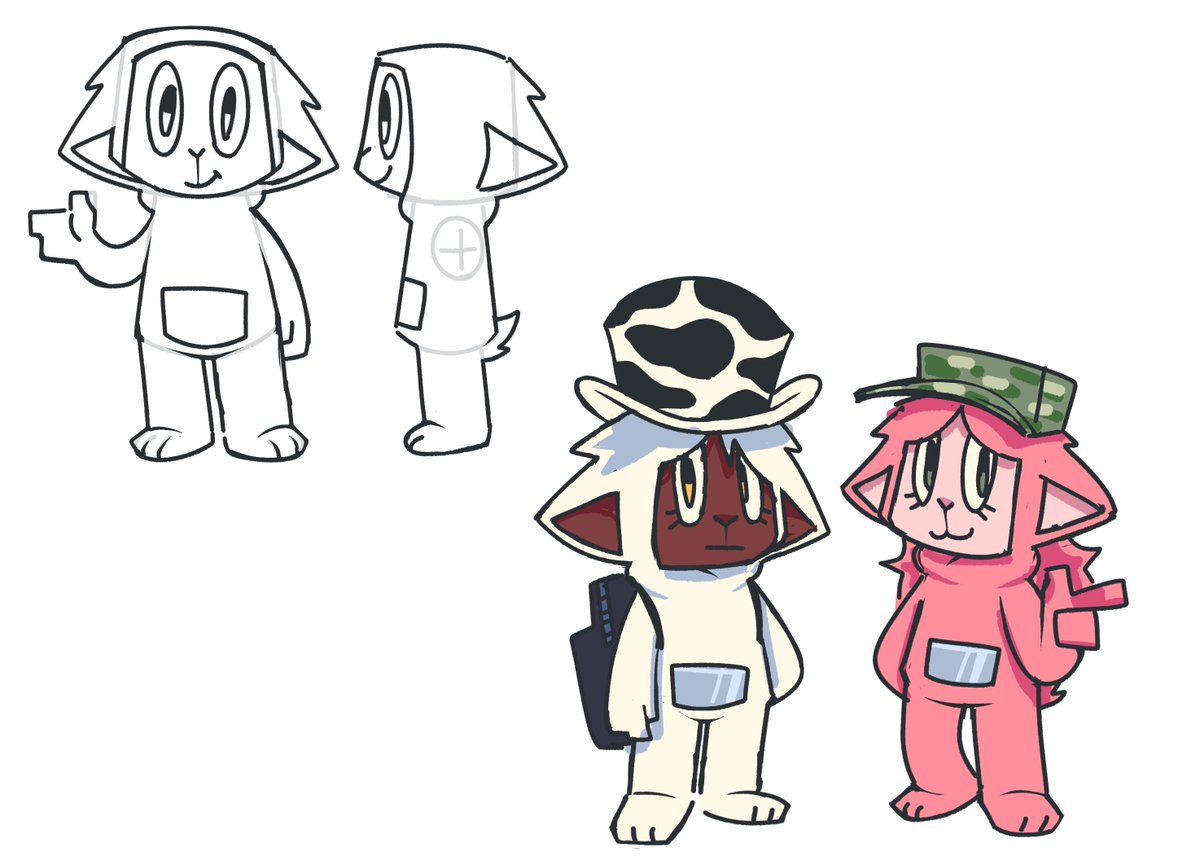 NepleSun's tweet photo. Trying out new art-style... https://t.co/UN3CpCVXvf