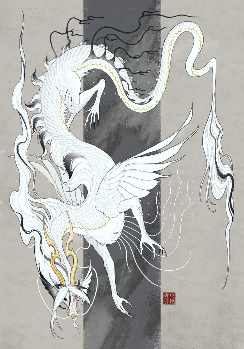 ChongMing0322's tweet photo. Some character illustration commissions.#dragon #digitalpainting https://t.co/4YFGzvZ018
