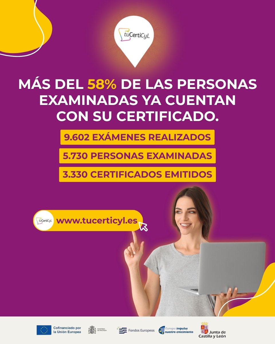 cyldigital's tweet photo. 📲 Cada vez más personas ya cuentan con su certificación de competencias digitales… ¿y tú?

Da el paso hacia una gestión digital más rápida, segura y sencilla.

🌐 Más información en https://t.co/lMvsAh0NkQ

#TuCertiCyL #CertificadoDigital #CyLDigital #RIS3CyL #FEDER https://t.co/z8h6X93qUw