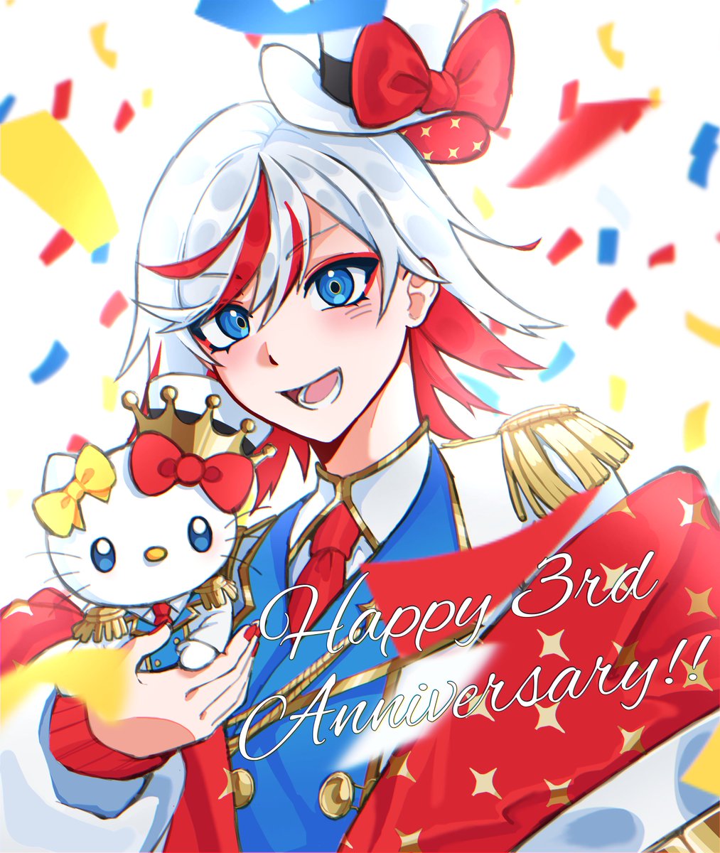 BunnyBlossom05's tweet photo. Happy 3rd Anniversary!!🎉🎉🎉
#Fragaria_Art #フラメモ3周年 https://t.co/DYpHeXsmVe