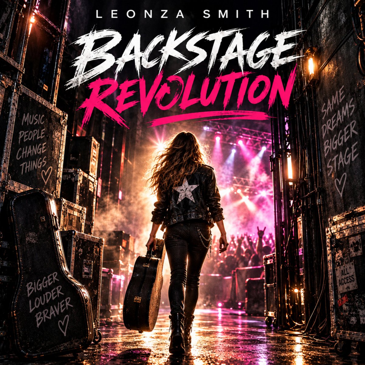 Anthony63880192's tweet photo. 🎶 New release Friday. Final song this week. ⭐️ 

Backstage Revolution 🎸

Links for all platforms here

 https://t.co/QFkoFyFXFW

#NewAIMusic #LeonzaSmith #NewReleaseFriday #avanti2026 https://t.co/M6L2ZpwxHz