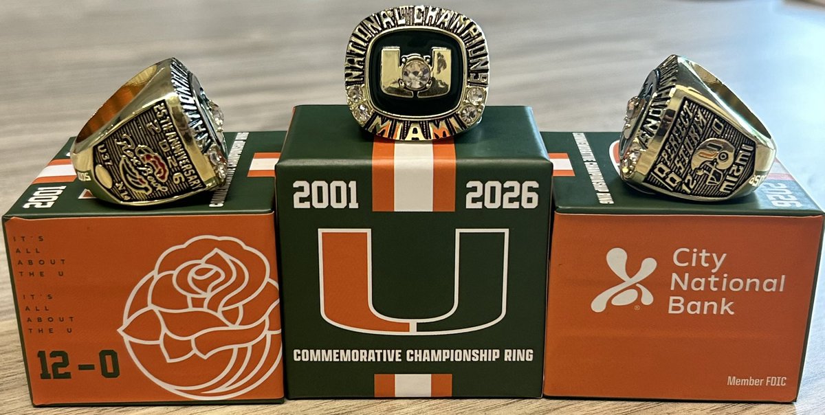 Jessehmarks's tweet photo. Tomorrow night. See you at Hard Rock! 
🎟️ Season Tix Holders: 2001 Championship Ring pickup starts at 2:30 at Fan Zone on South Plaza and Storm Zone in NE Plaza.

🏟️ A great crowd + cooler temps = the perfect Saturday night for Miami Hurricanes Football.
 
GET THERE EARLY! https://t.co/14XgIn56mD