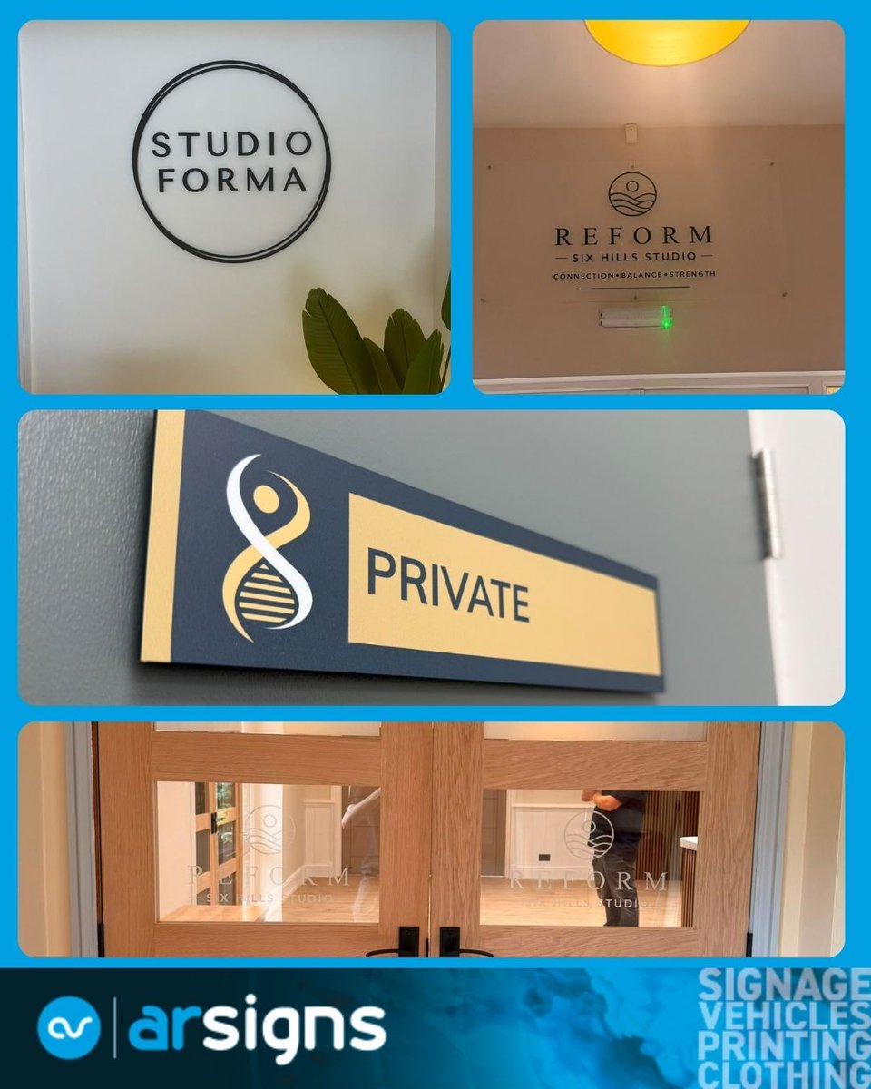 ArSigns's tweet photo. September has been a busy one for internal signage! 🪧

From giving workspaces a fresh new look to directing people the right way, we’ve had plenty of projects keeping us on our toes. https://t.co/DQsMvMTxrV
