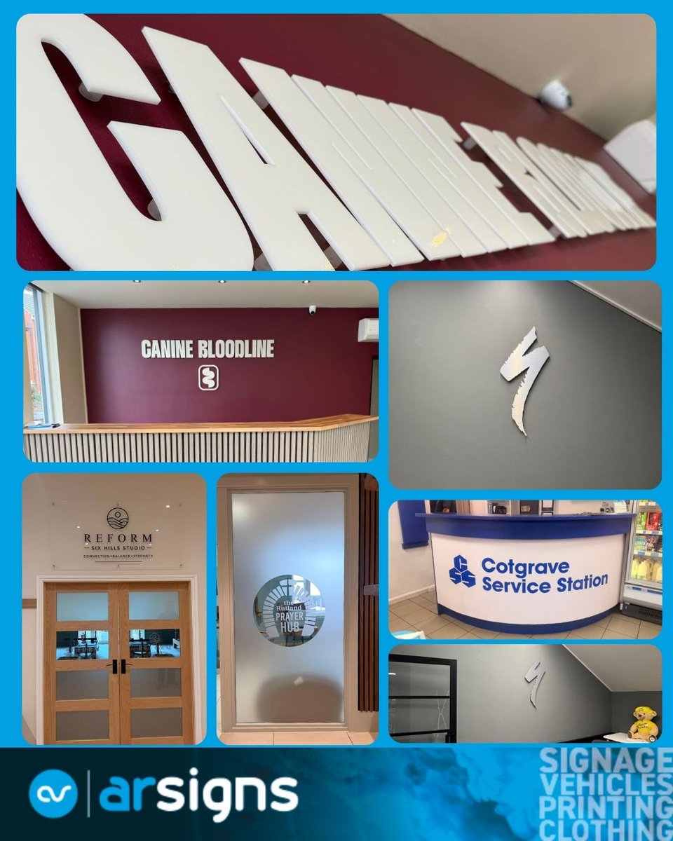 ArSigns's tweet photo. September has been a busy one for internal signage! 🪧

From giving workspaces a fresh new look to directing people the right way, we’ve had plenty of projects keeping us on our toes. https://t.co/DQsMvMTxrV