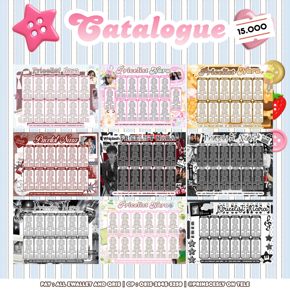 maskgara's tweet photo. Hayiii <𝟑 .ᐟ help rt pls? timaaci ‹𝟹

Acu membawa desain baruw nich, yu beyi (˶ˆᗜˆ˵)

୭ ᵎ template only 30.000
୭ ᵎ bica custom juga yaw 
୭ ᵎ tanya2, order ke wa ya :) 

𖥻 ׁ ׅ watsap : https://t.co/Rgst0gJJ85 ! ׁ ׅ 🪷
𖥻 ׁ ׅ catalog : https://t.co/UT5UQXbYqL ! ׁ ׅ 🪷 https://t.co/WBrt0siO41